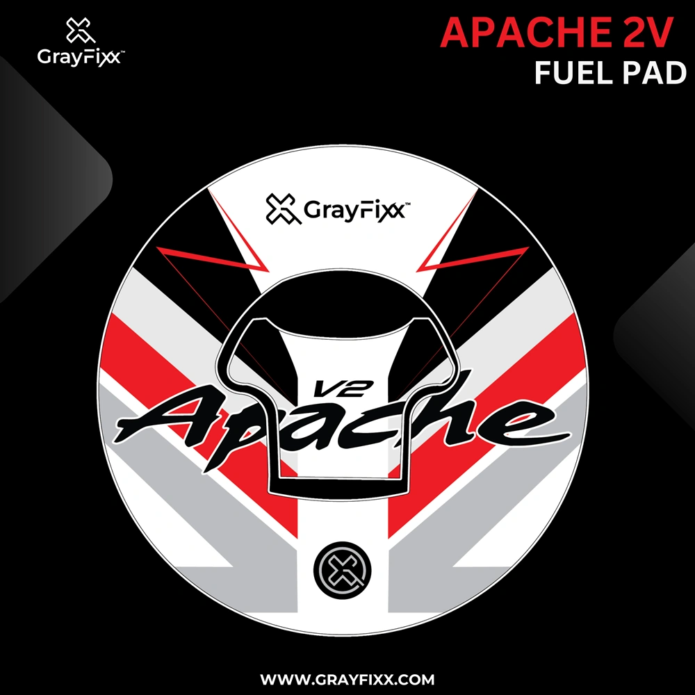 Apache RTR 2V Fuel Pad | Premium 3D Gel Fuel Pad, Pack of 1